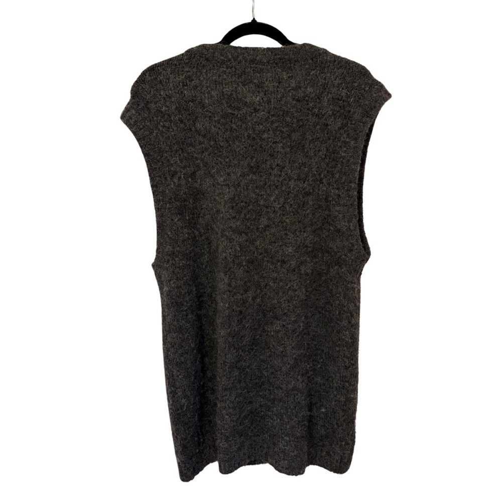Contemporaine by Simons Alpaca Blend Oversized Knit Sweater Vest P/S - Picture 4 of 8